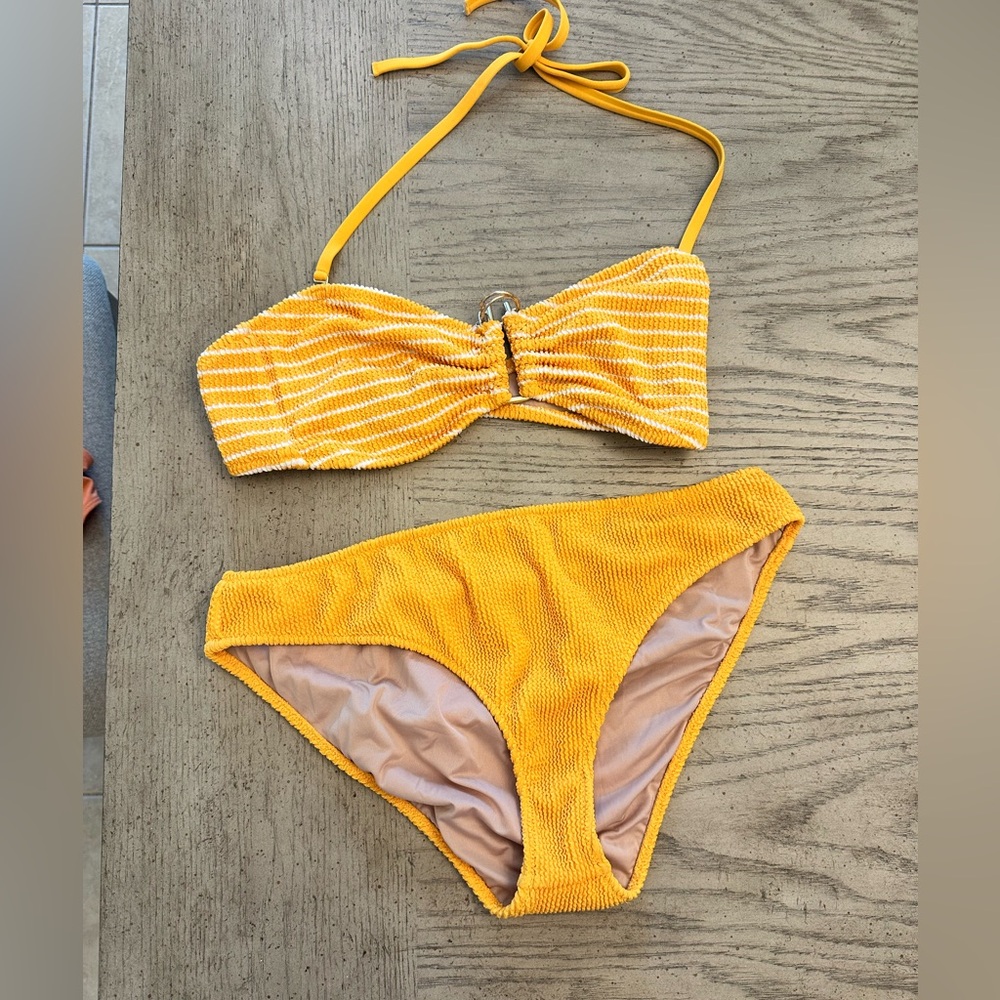 Shade & shore yellow swimsuit. Good condition.